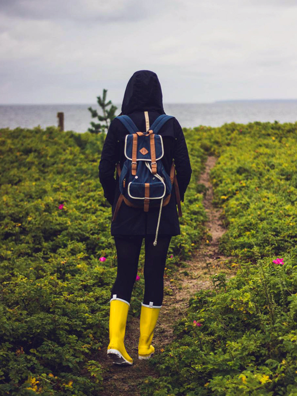 Wear a backpack so you can forage while you walk.